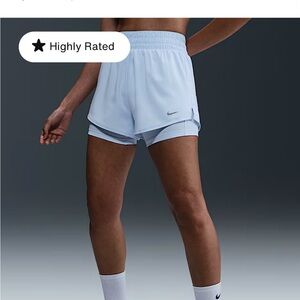 Nike One
Women's Dri-FIT High-Waisted 3" 2-in-1 Shorts EUC